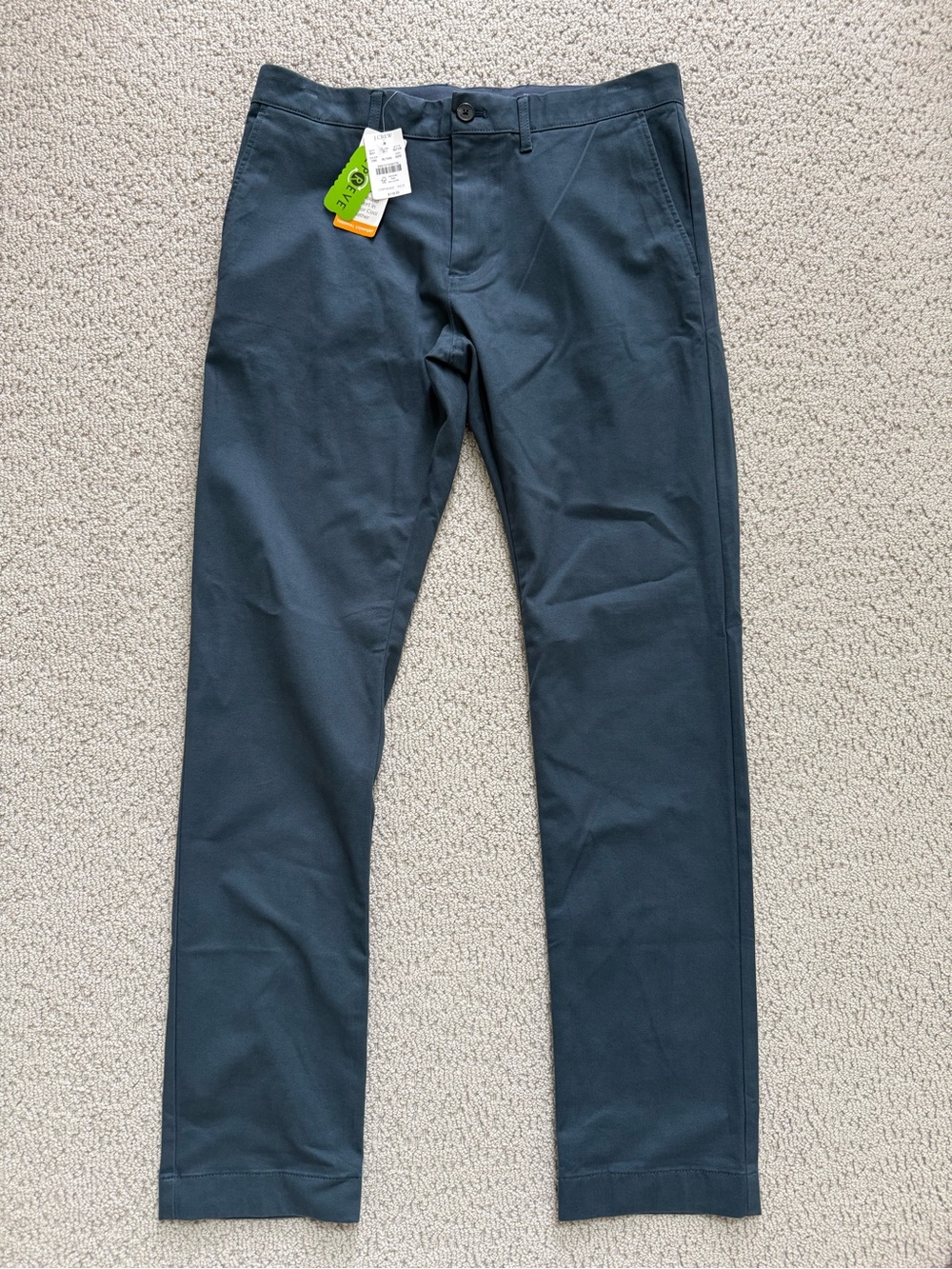 Men’s JCrew Blue Slim Fit Chino Pants - NWT size 32 waist, 32 length.